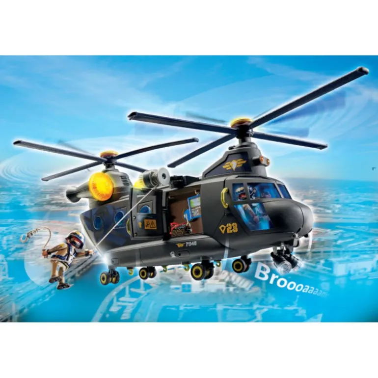 PLAYMOBIL City Action Fuerza Especiales Helicóptero Banana - 71149