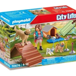 PLAYMOBIL City Life Entrenadora de Perros - 70676