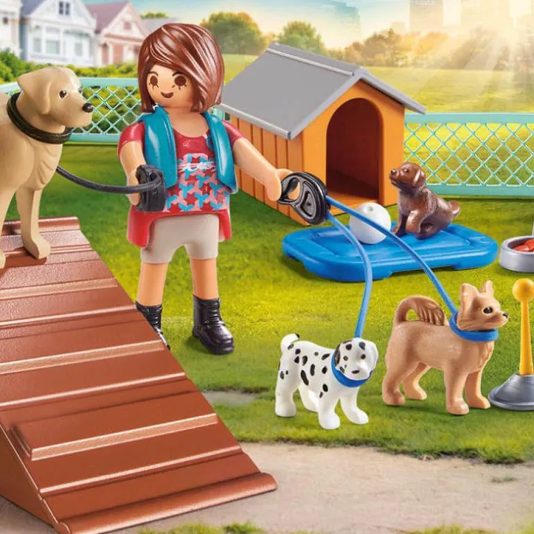 PLAYMOBIL City Life Entrenadora de Perros - 70676