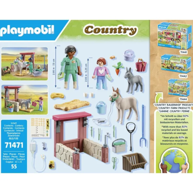 PLAYMOBIL Country Starter Pack Veterinaria De Granja - 71471