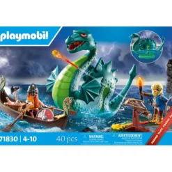 PLAYMOBIL Héroes Vikingos con Monstruo Marino - 71830