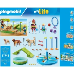 PLAYMOBIL My Life Parque para Perros - 71745