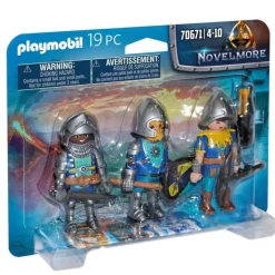 PLAYMOBIL Novelmore Set de 3 Caballeros - 70671