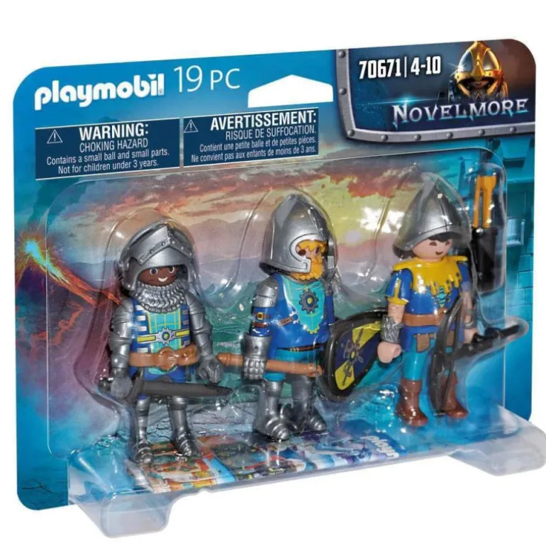 PLAYMOBIL Novelmore Set de 3 Caballeros - 70671