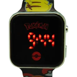 Pokémon Reloj Digital Led Negro Charmander