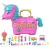 Polly Pocket Cofre para Mini Muñecas Unicornio Partyland