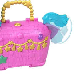 Polly Pocket Cofre para Mini Muñecas Unicornio Partyland