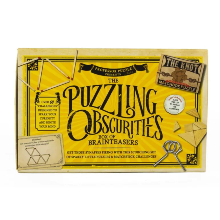 Professor Puzzle The Puzzling Obscurities Caja con Desafíos para la Mente