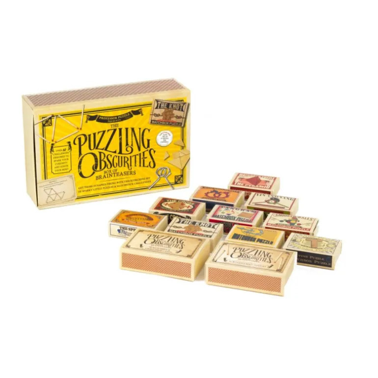 Professor Puzzle The Puzzling Obscurities Caja con Desafíos para la Mente