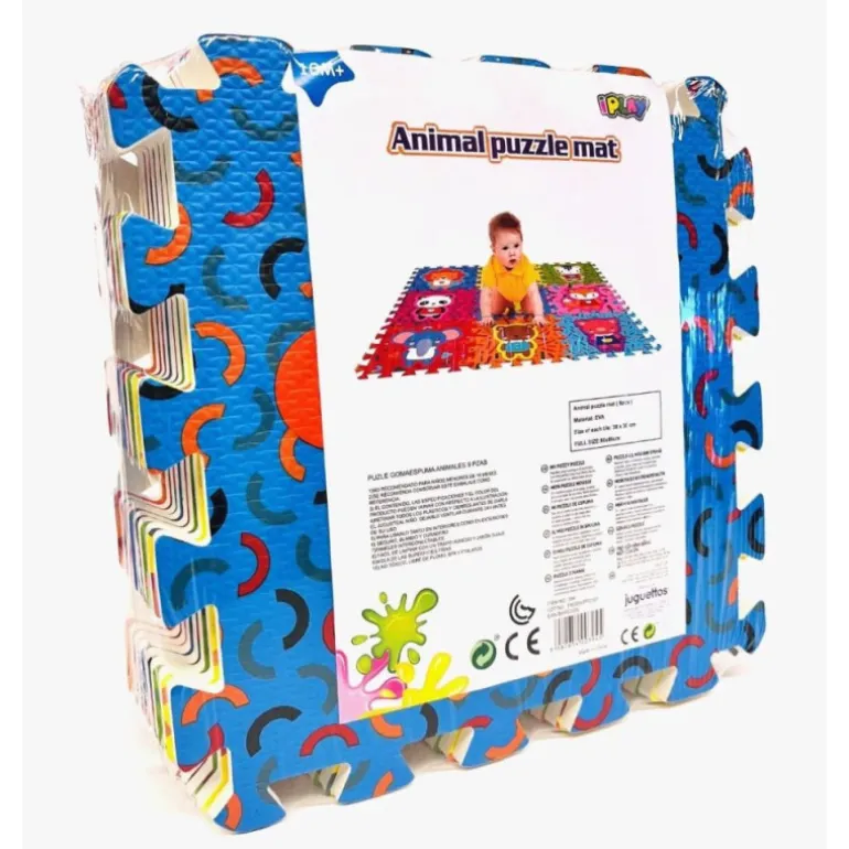 Puzzle Gomaespuma Animales 9 Piezas