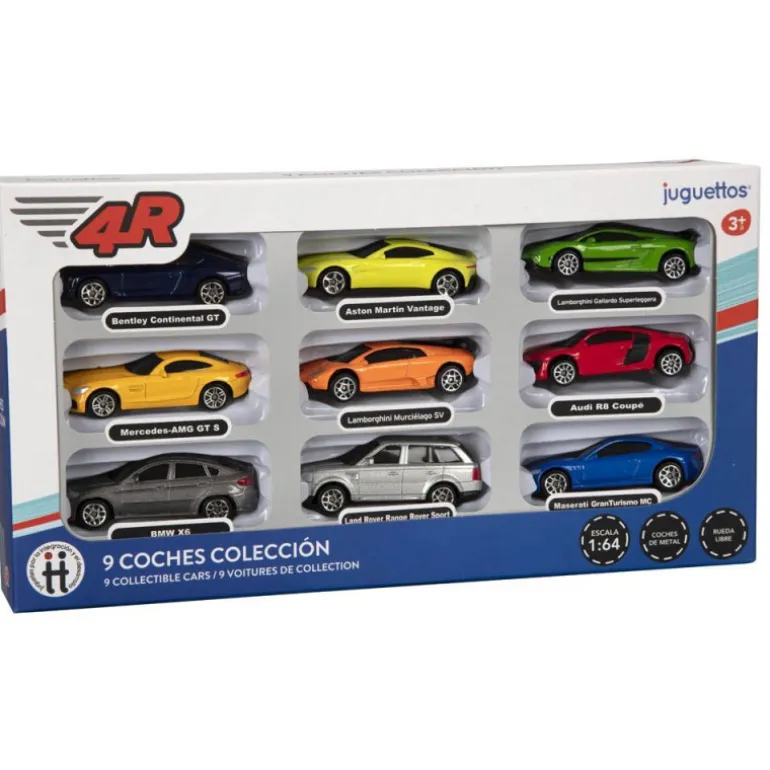 4R 9 Coches Colección