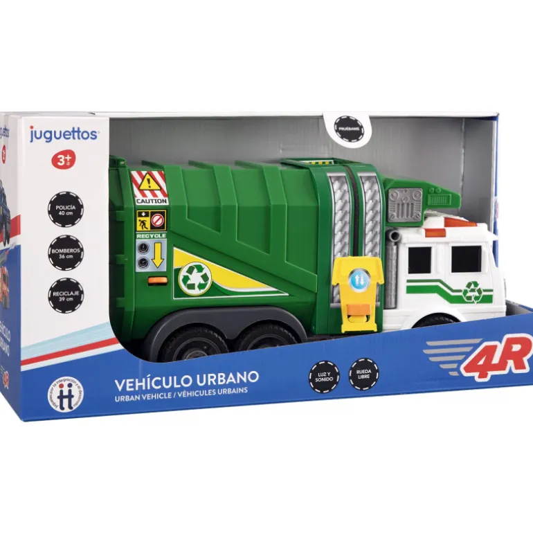 4R Vehículo Urbano Camión de Reciclaje