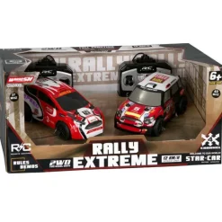 Radio Control 2 Coches Rally Extreme 1:28