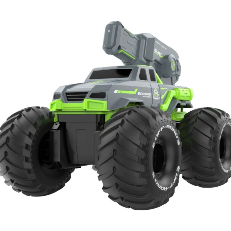 Radio Control Anfibio Verde con Tiro de Agua