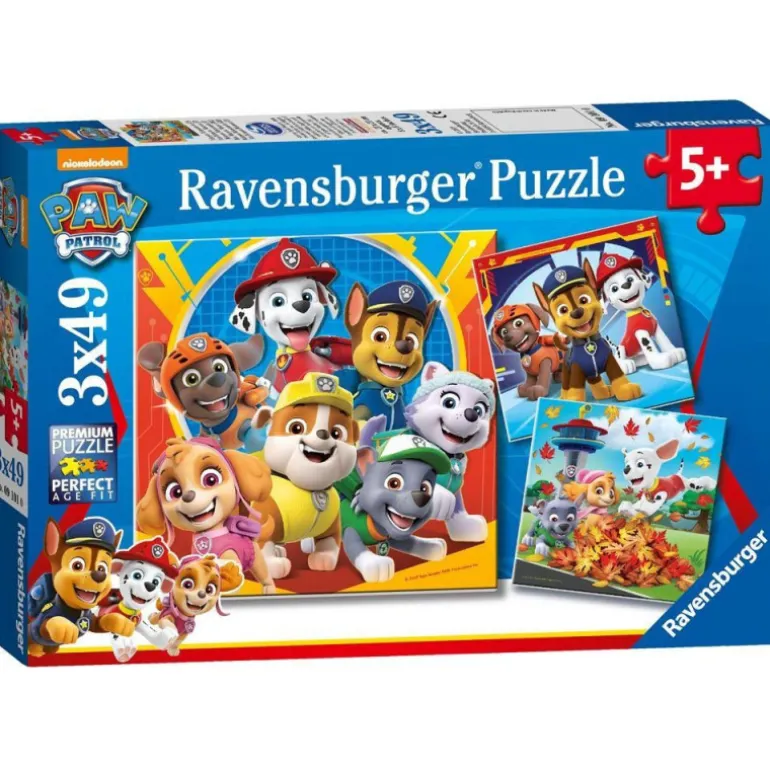 Ravensburger Puzzle 3 x 49 Piezas Paw Patrol