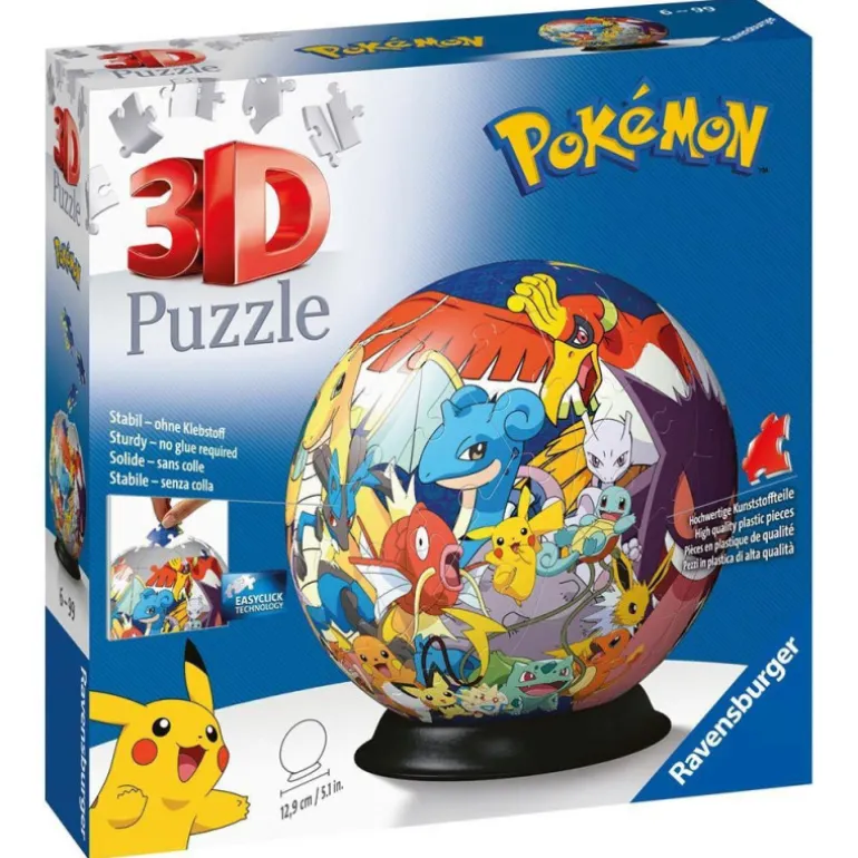 Ravensburger Puzzle 3D 72 Piezas Pokémon Poke Ball