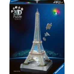 Ravensburger Puzzle 3D Monumentos Icónicos Torre Eiffel