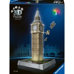 Ravensburger Puzzle 3D Monumentos Icónicos Big Ben