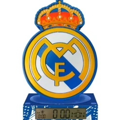 Real Madrid Lámpara 3D Alarma y Despertador