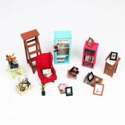 Robotime Biblioteca de Sam Maqueta