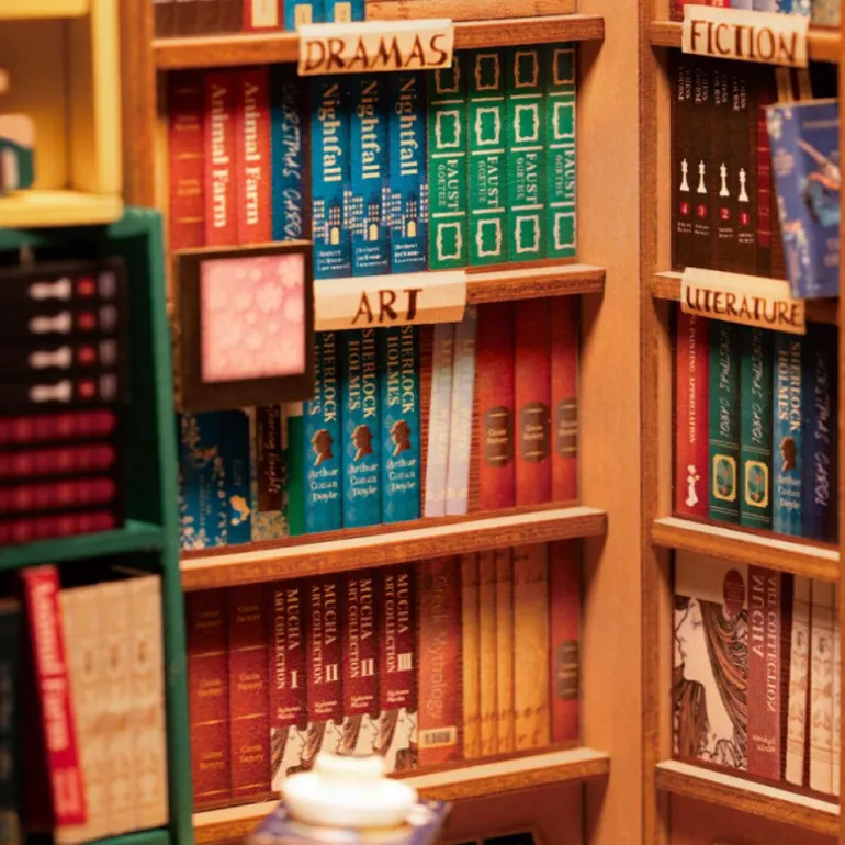 Robotime Bookstore Maqueta de Madera