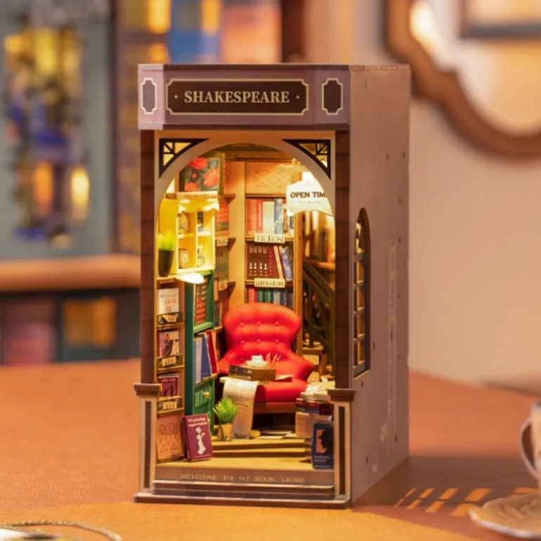 Robotime Bookstore Maqueta de Madera