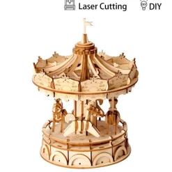 Robotime Carrousel Maqueta de Madera