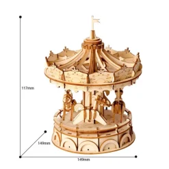 Robotime Carrousel Maqueta de Madera