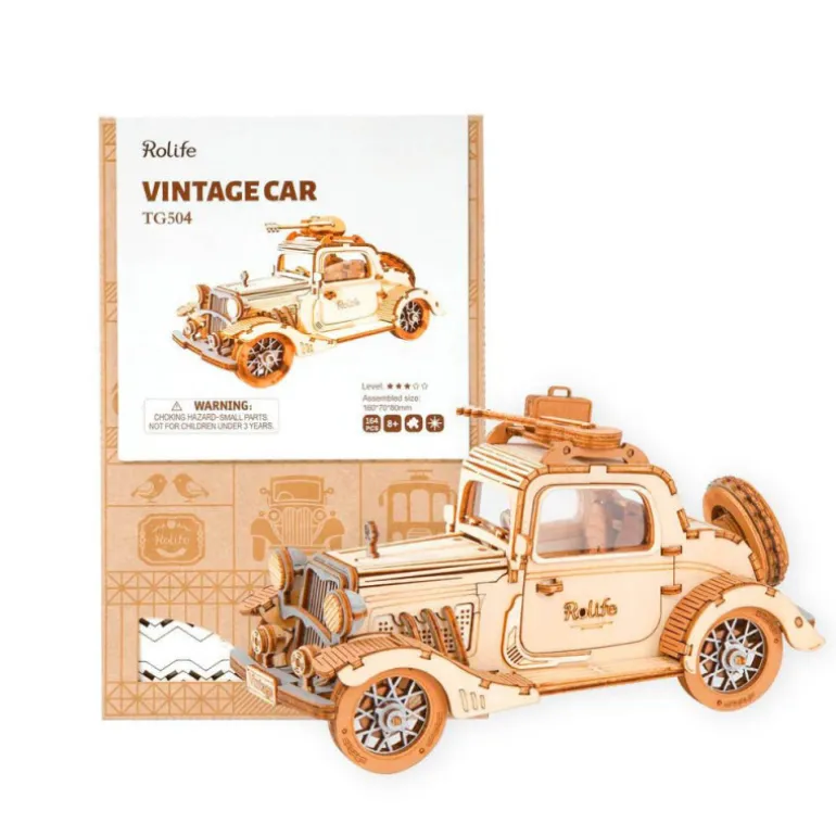 Robotime Coche Vintage Maqueta de Madera