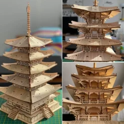 Robotime Five Storied Pagoda Maqueta de Madera