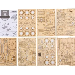 Robotime Jeep del Ejército Maqueta de Madera