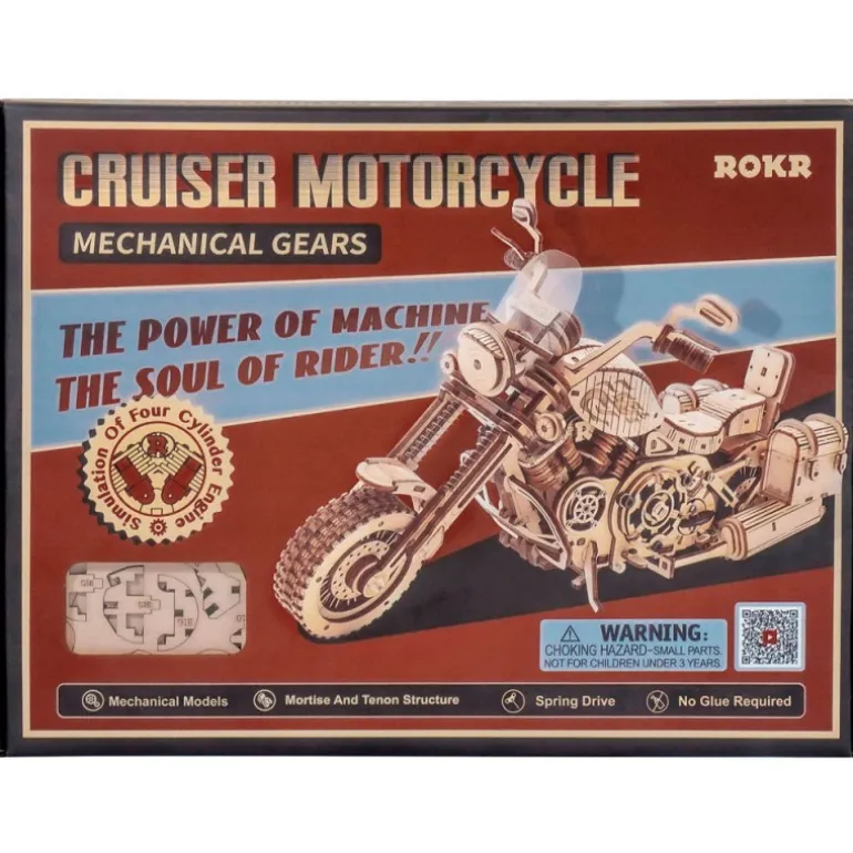 Robotime Motocicleta Maqueta de Madera