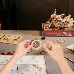Robotime Motocicleta Maqueta de Madera