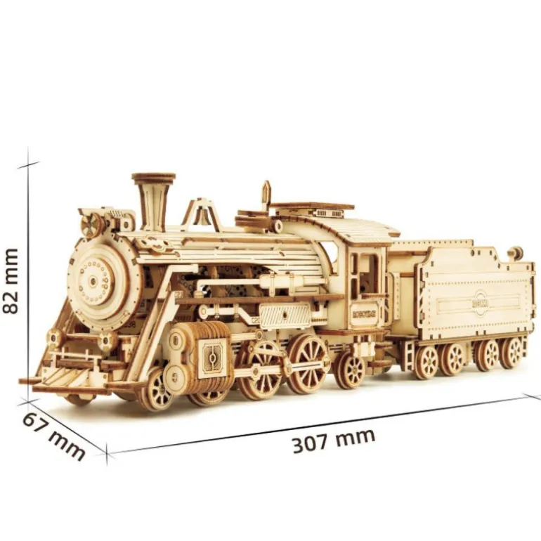 Robotime Prime Tren de Vapor Maqueta de Madera