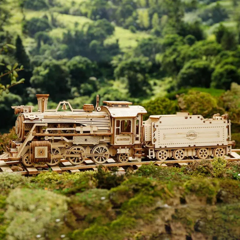 Robotime Prime Tren de Vapor Maqueta de Madera