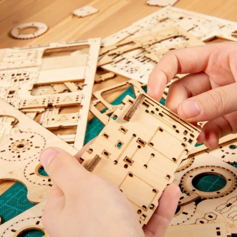 Robotime Prime Tren de Vapor Maqueta de Madera