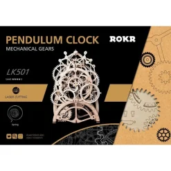 Robotime Reloj de Péndulo Maqueta de Madera