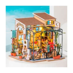 Robotime Tienda de Flores de Emily Maqueta