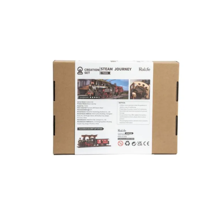 Rolife Steam Journey Rompecabezas 3D de Madera