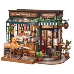 Rolife Tipsy Restaurant Maqueta de Madera