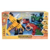 Set de Dinosaurio con Avión y Jeep