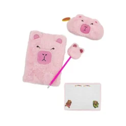 Set de Papelería Capibara con Bolígrafo, Libreta y Estuche Varios Modelos