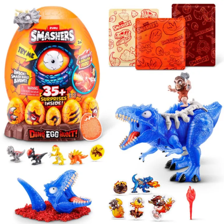 Smasher Dino Egg Hunt Figura Dinosaurio Varios Modelos
