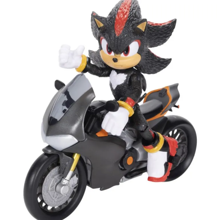 Sonic 3 La Película Pack Especial de Figura Shadow 13 cm + Motocicleta