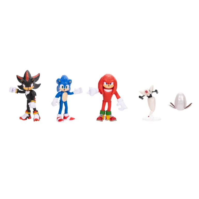 Sonic 3 The Hedgehog Colección de la Película Multipack 6 Figuras