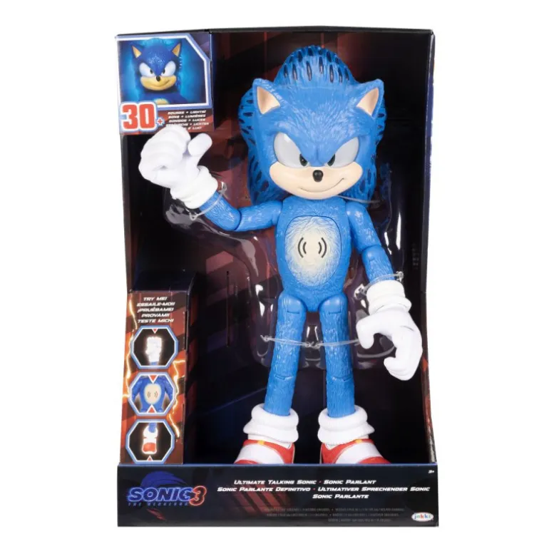 Sonic 3 The Hedgehog Figura Sonic Parlante 35 cm