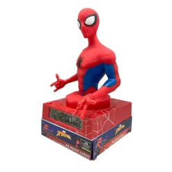 SPIDER-MAN Lámpara 3D con Despertador y Fecha