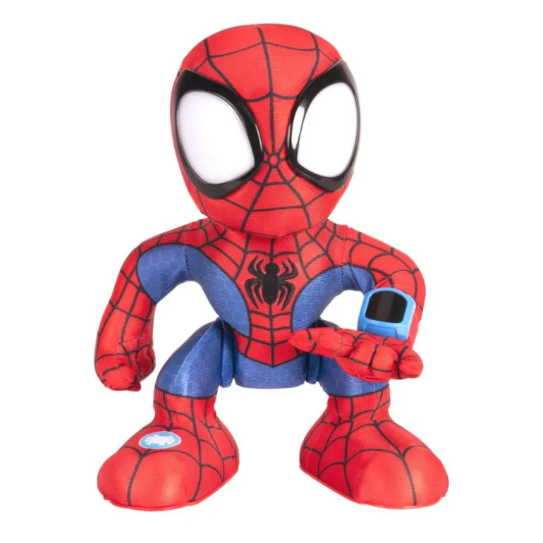 Spidey and his Amazing Friends Amazing Flip Spidey Peluche con Sonidos 28 cm