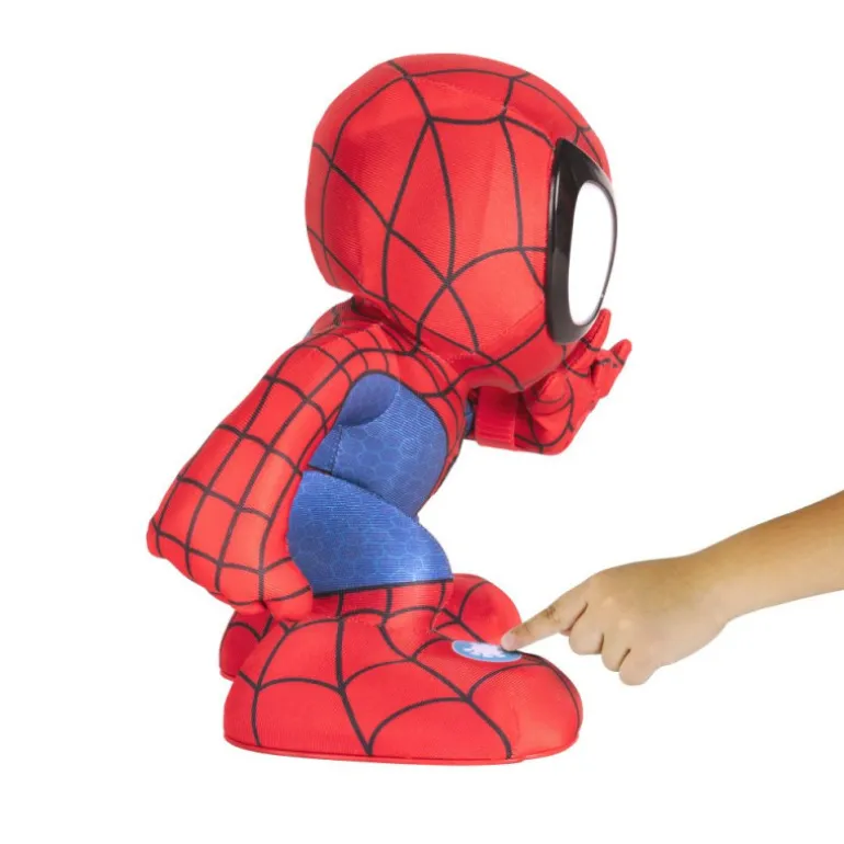 Spidey and his Amazing Friends Amazing Flip Spidey Peluche con Sonidos 28 cm