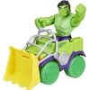 Spidey Set Figura y Camión Demoledor Hulk